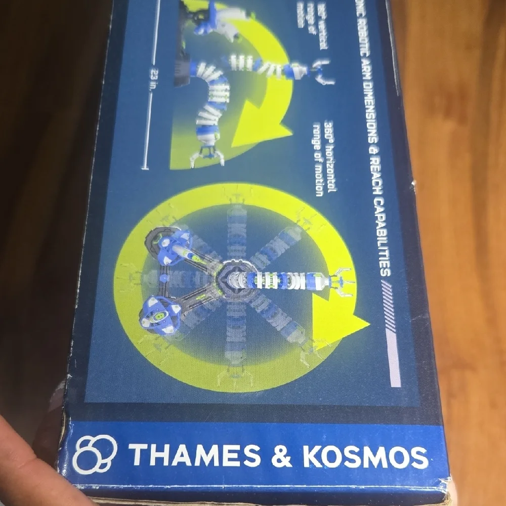 Thames & Kosmos Bionic Robotic Arm - Blue and White NWB BUILD A FUTURISTIC ARM